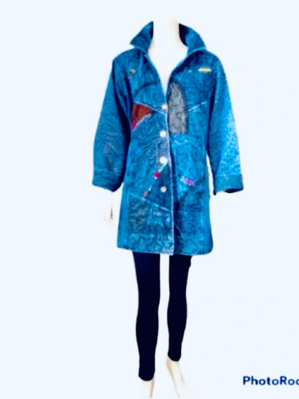 NEW Parsley & Sage Reversible Denim Fashion Tailored Jacket Size 1X